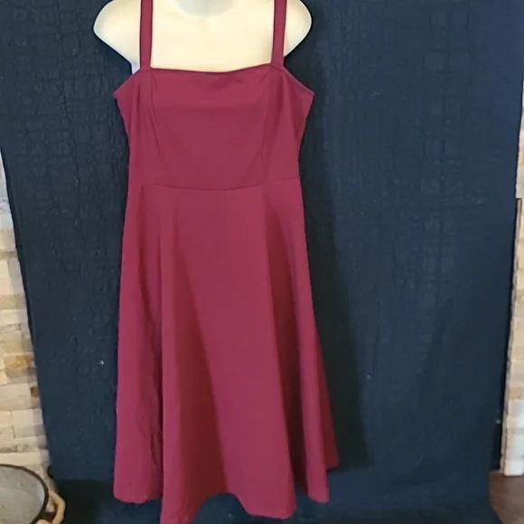 open lace back dress Ava Presley Homecoming Dress Style 47166 Red / 12